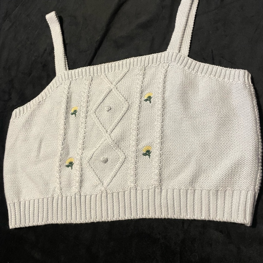 Wild Fable Baby Blue Knit Top